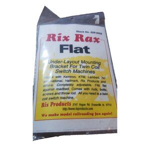Rix Rax Products all scales 628-5  Flat Under-Layout Mounting Bracket Twin Coil